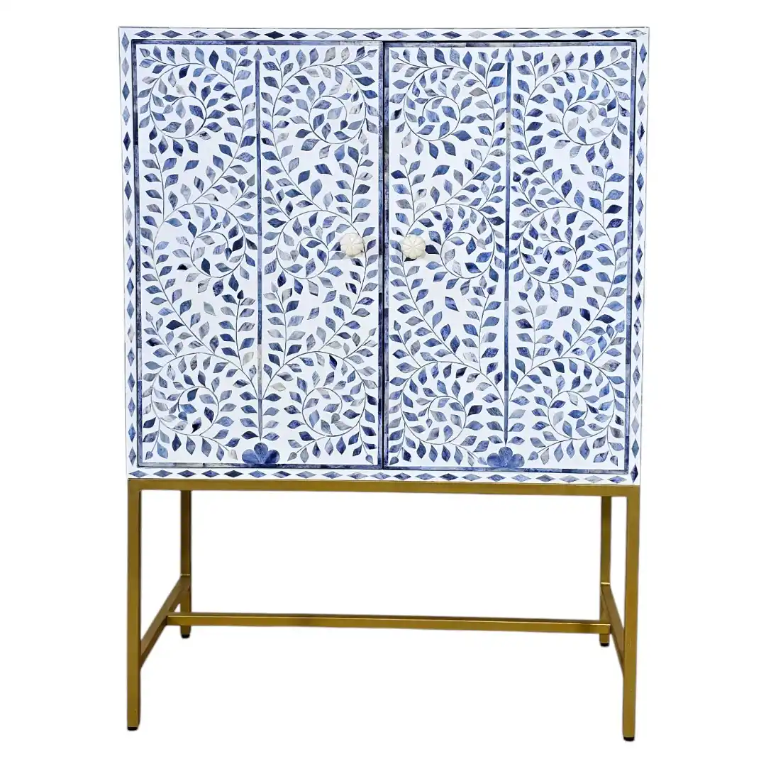 Al-Lawa'ih Bone Inlay Cabinet