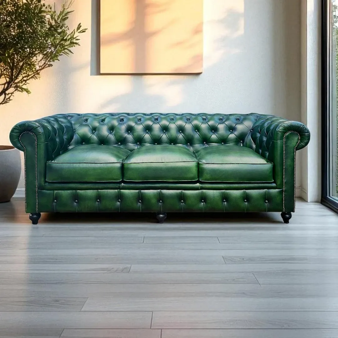 The Kensington Grand Chesterfield Sofa 3 Seater