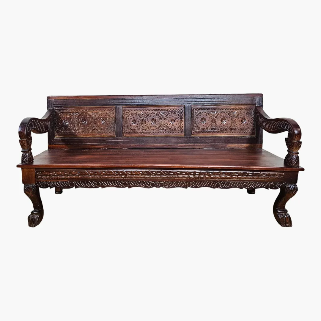 The Java Scrollwork Daybed Bench