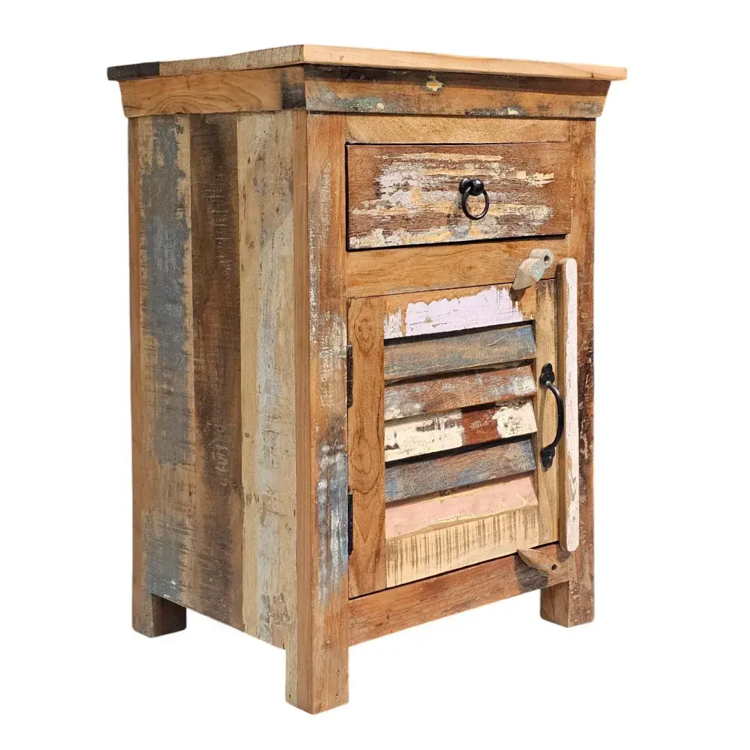 Chatham Reclaimed Wood Bedside Cabinet