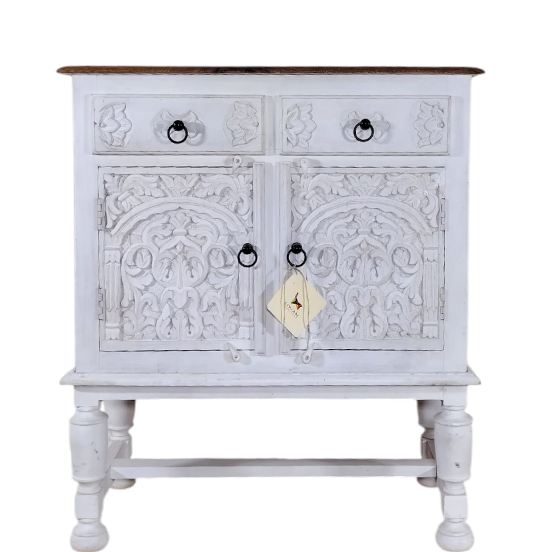 Carved Accent Cabinet