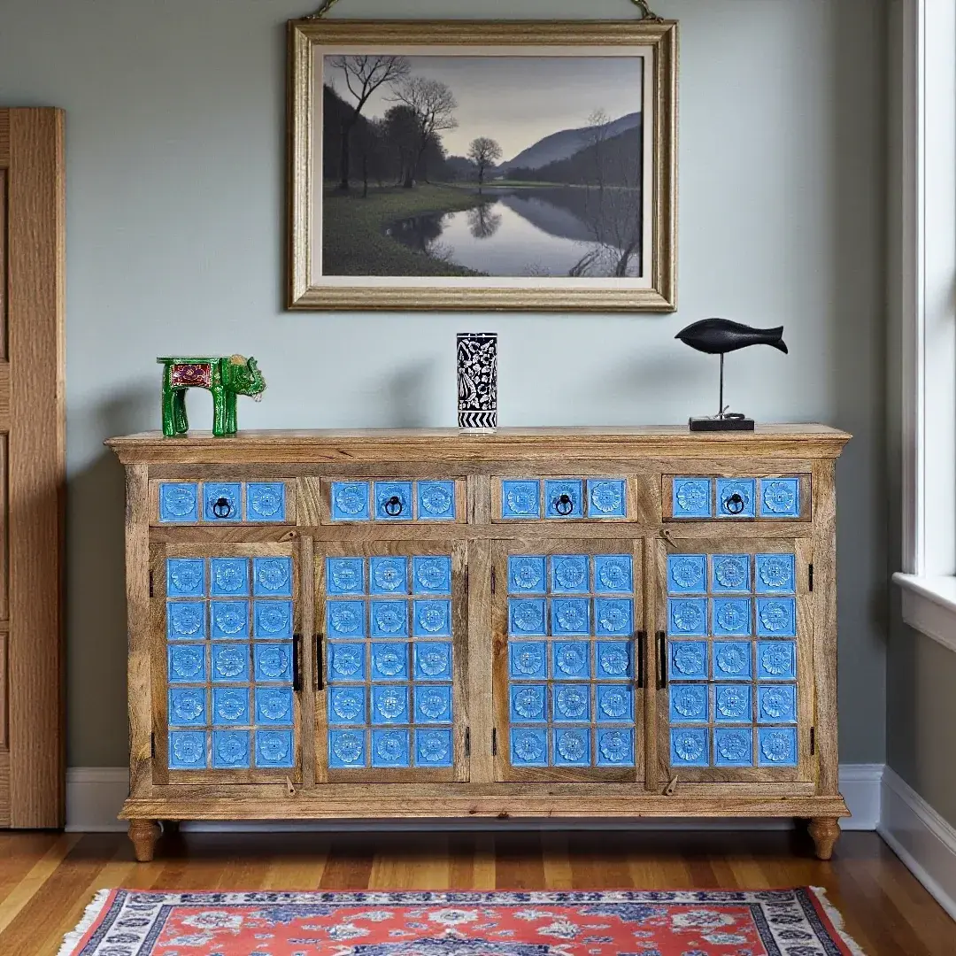 The Azulejo Chronicle Sideboard - 4 Door