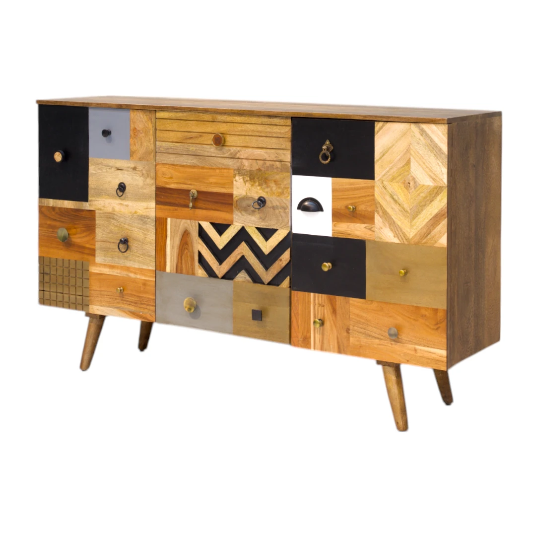 Artisanal Mosaic Credenza