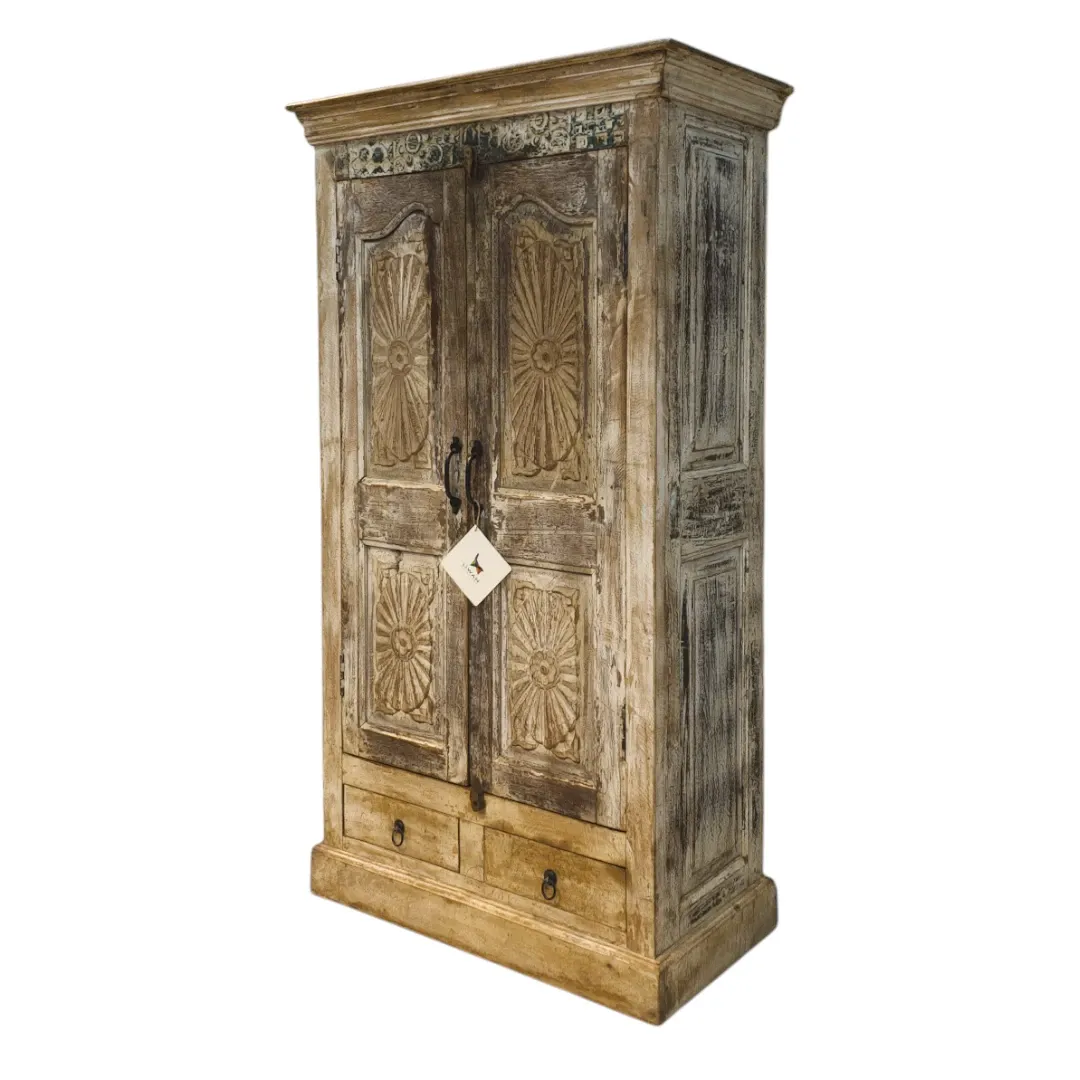 The Solstice Artisan Armoire/Heritage Carved Cabinet
