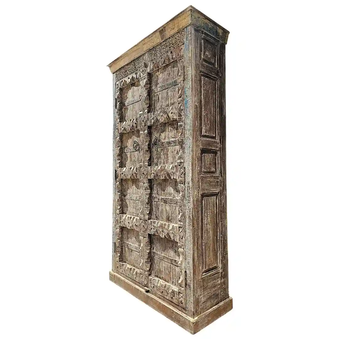 The Castillon Reclaimed Carved Armoire