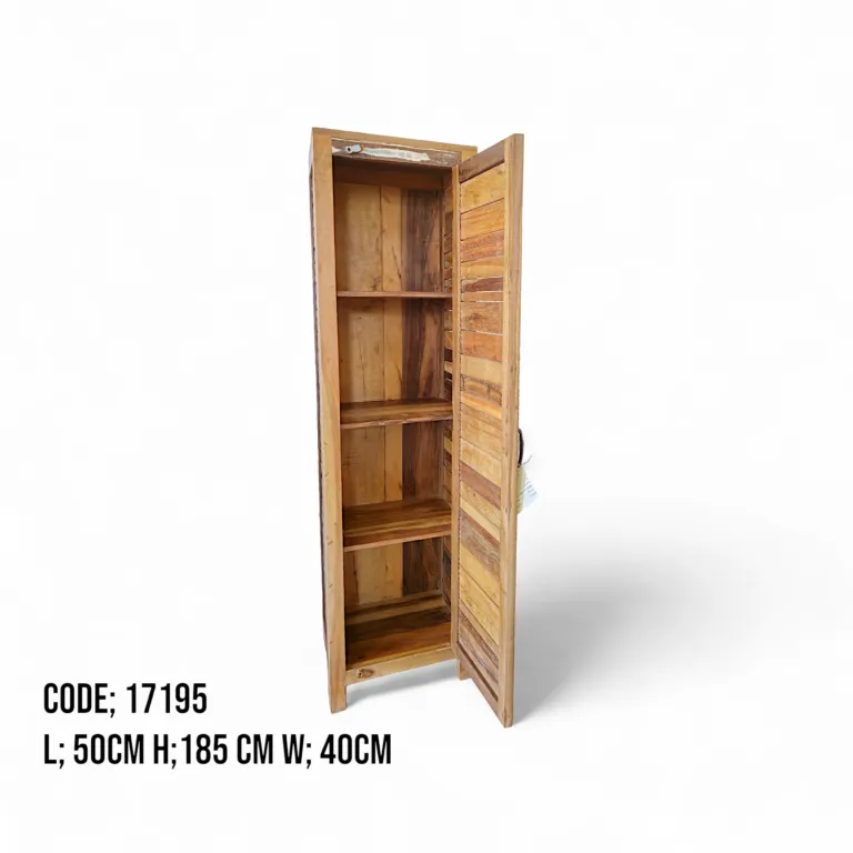 RECLAIMED ONE DOOR TOWER CABINET