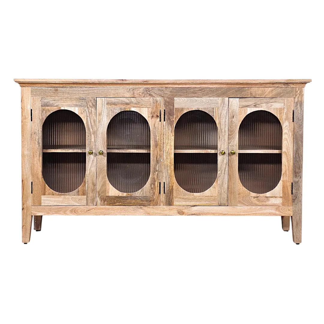 Grand Oval Console - Marigold Finish