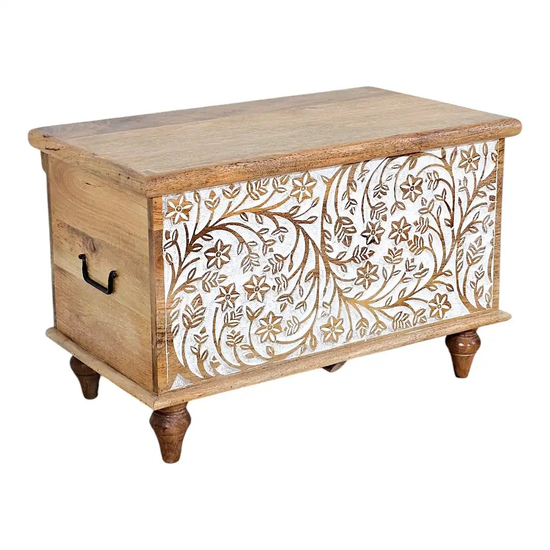 Al-Zahra Trésor (Cofre de Madera Tallada)