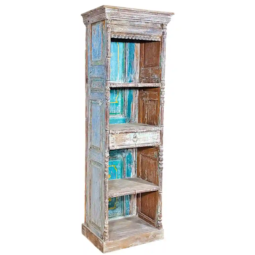 The Durbar Court Reclaimed Solid Wood Bibliothèque