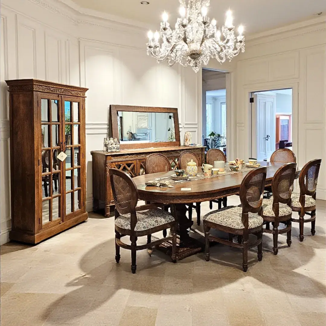 The 'Heritage' Hand-Carved Dining Table