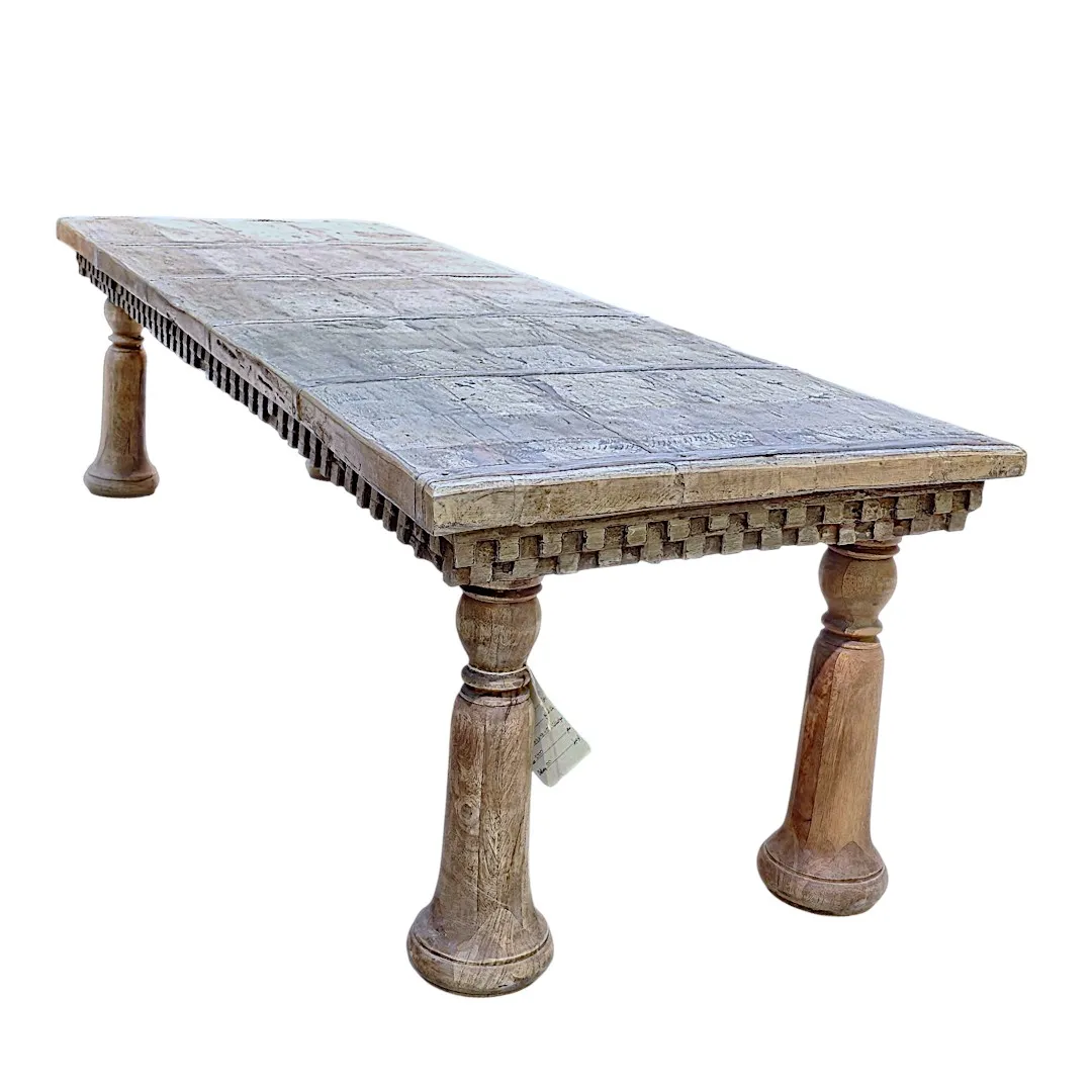 Al-Majlis Royal Teak Charpai Bench