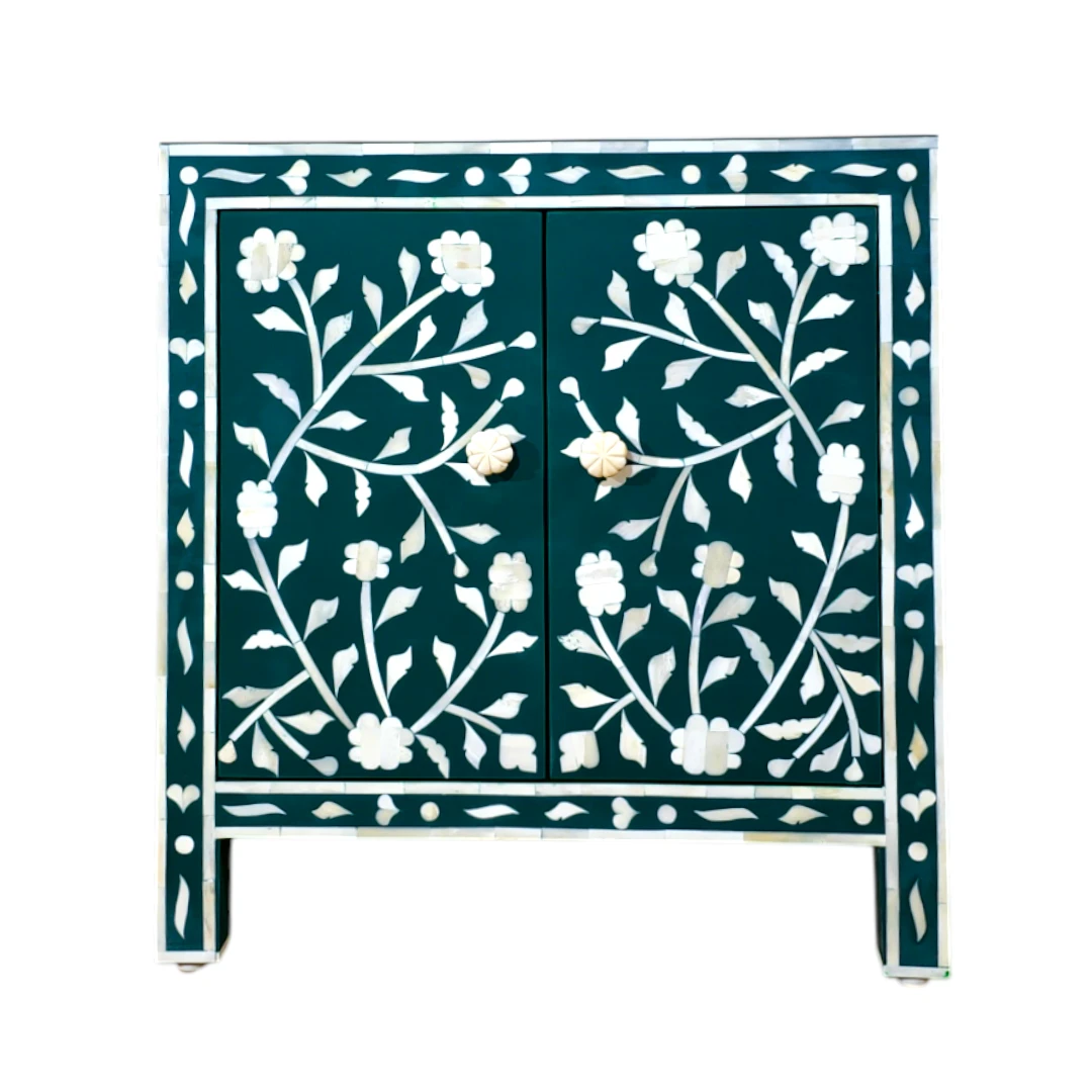 Zaina Floral Inlay Cabinet