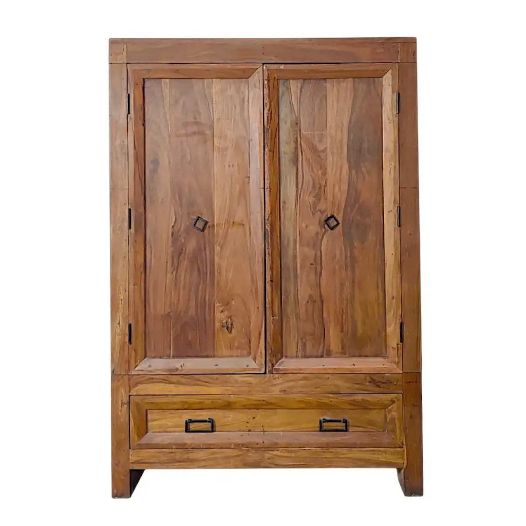 The Modernist Sheesham Linear Armoire