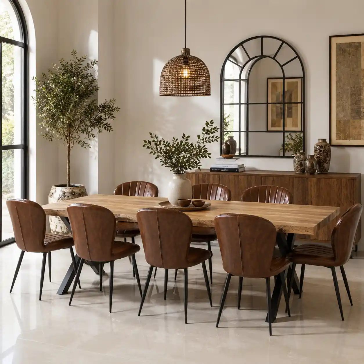 Rustic Live Edge Dining Table