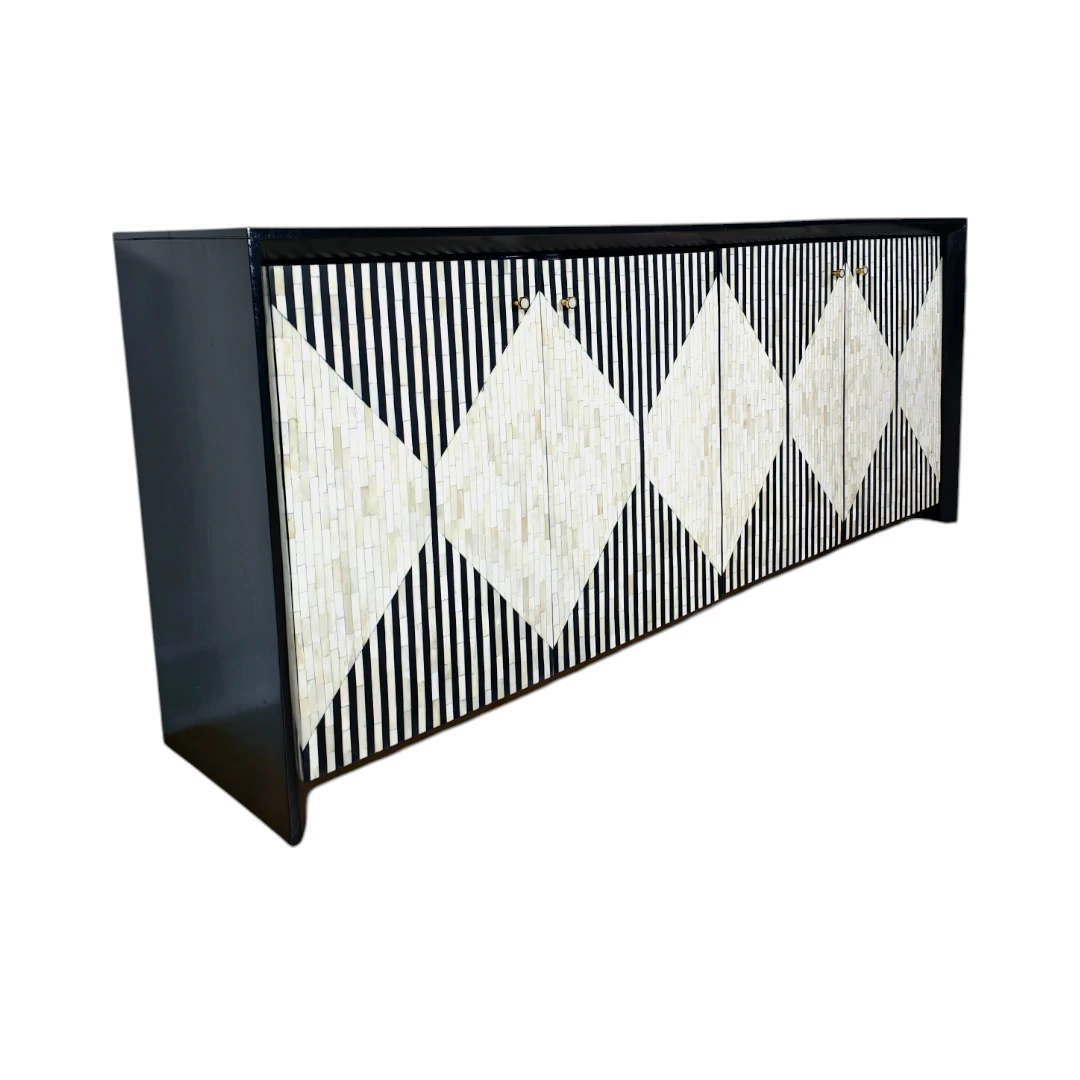 Lumina Diamond Bone Inlay Sideboard