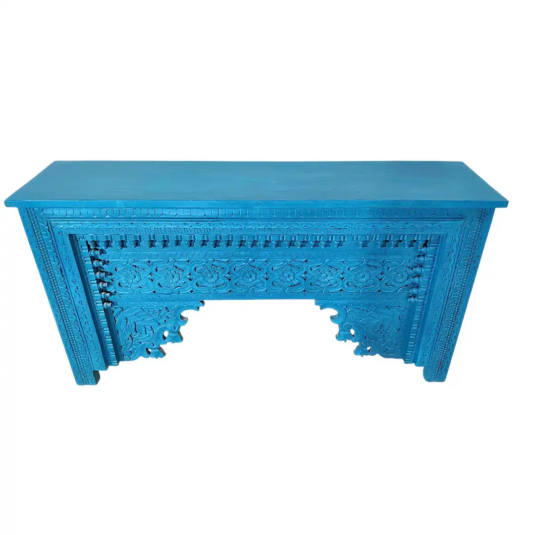 The Shiraz Azure Hand-Carved Console