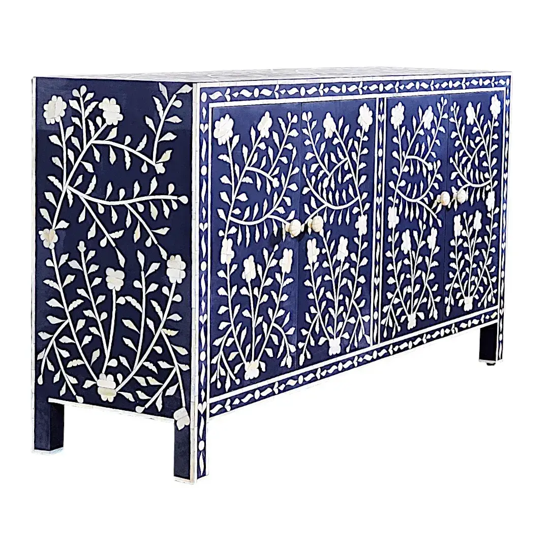 The Farah Practical Blue Sideboard