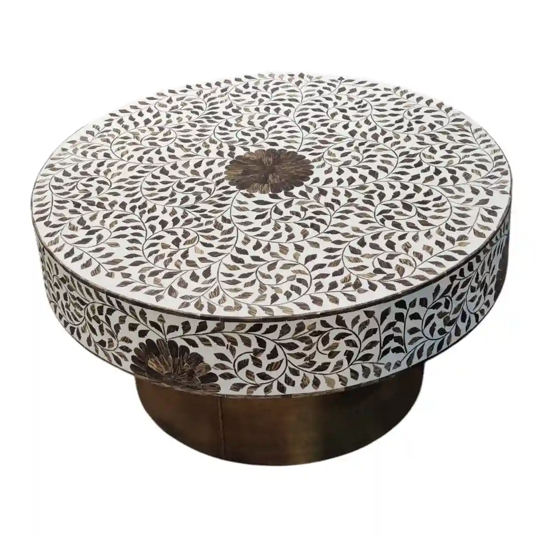 The Shahi Bagh Imperial Drum Coffee Table