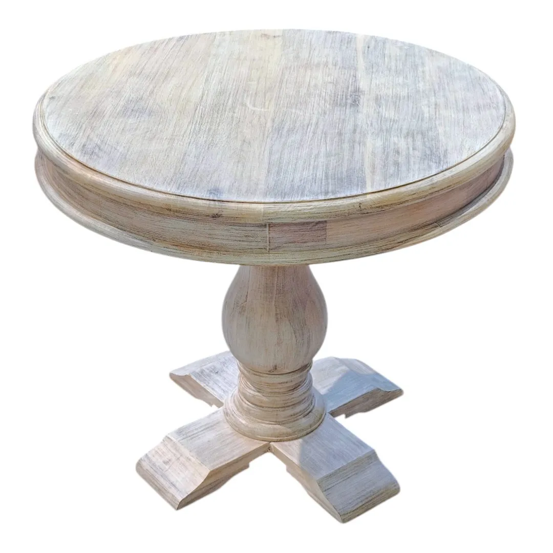 Al-Andalus Voz de Madera Pedestal Table