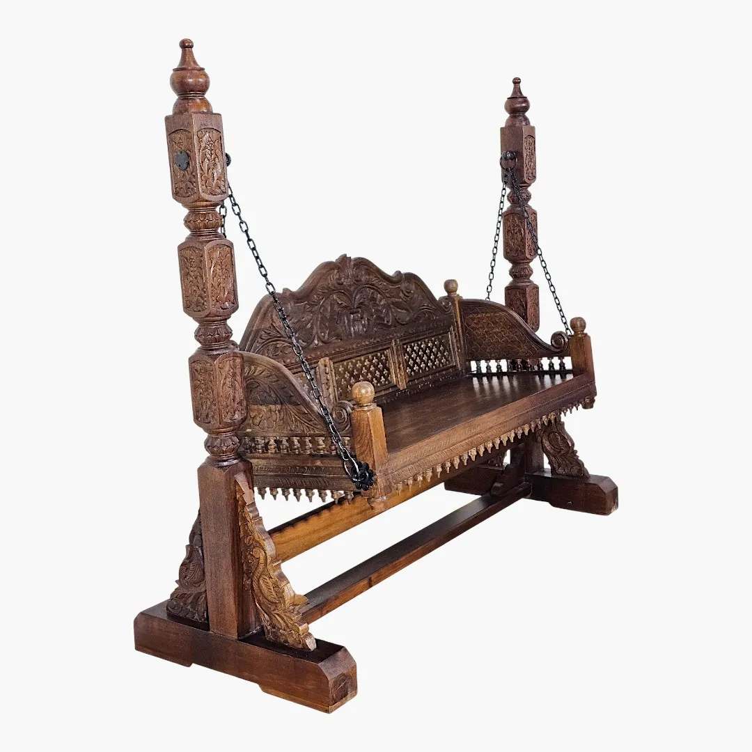 Serenity Carved Swing Bench