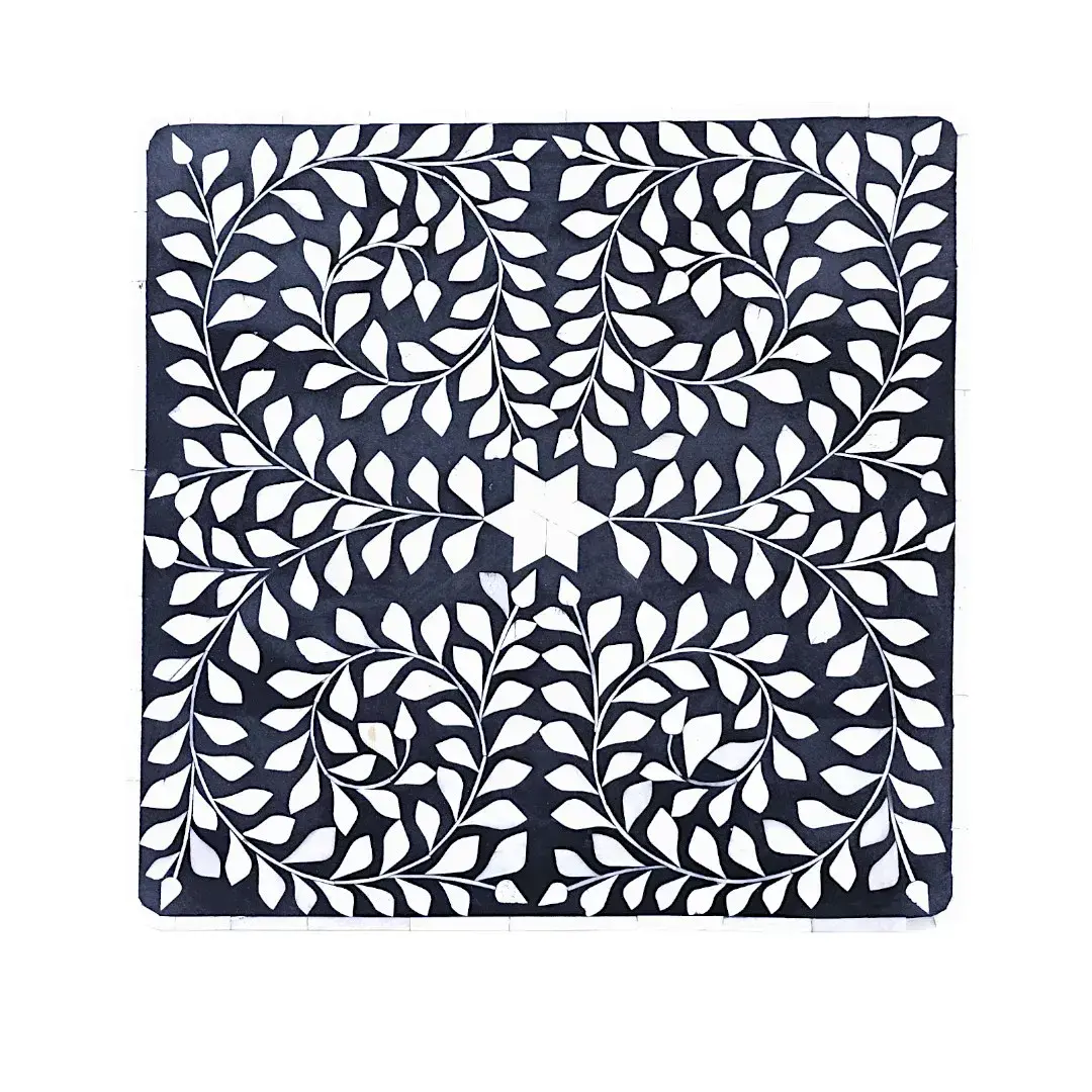 Bloom Cube Accent Side Table | طاولة زهرة كيوب (Cube Flower Side Table)