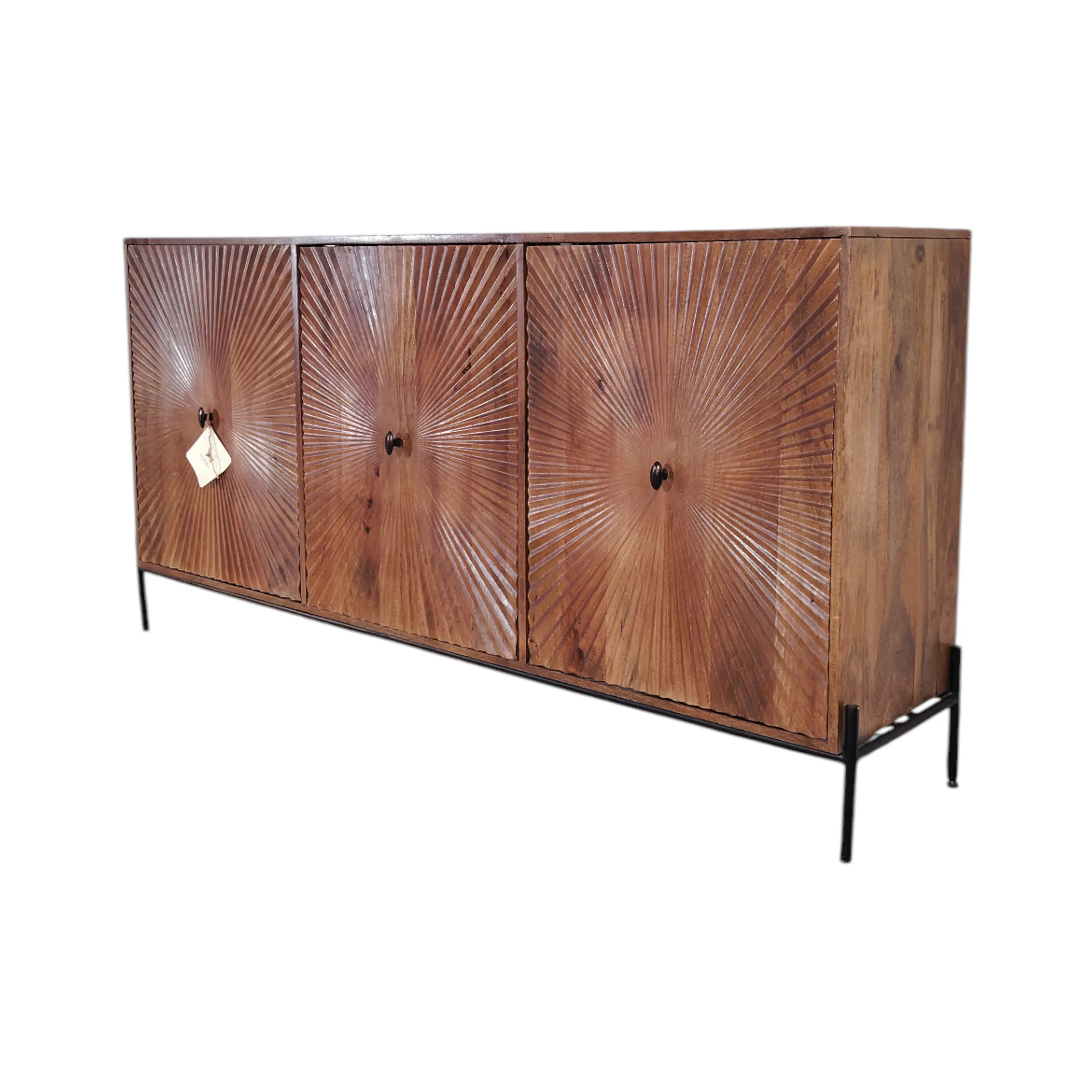 Radial Carved Sideboard
