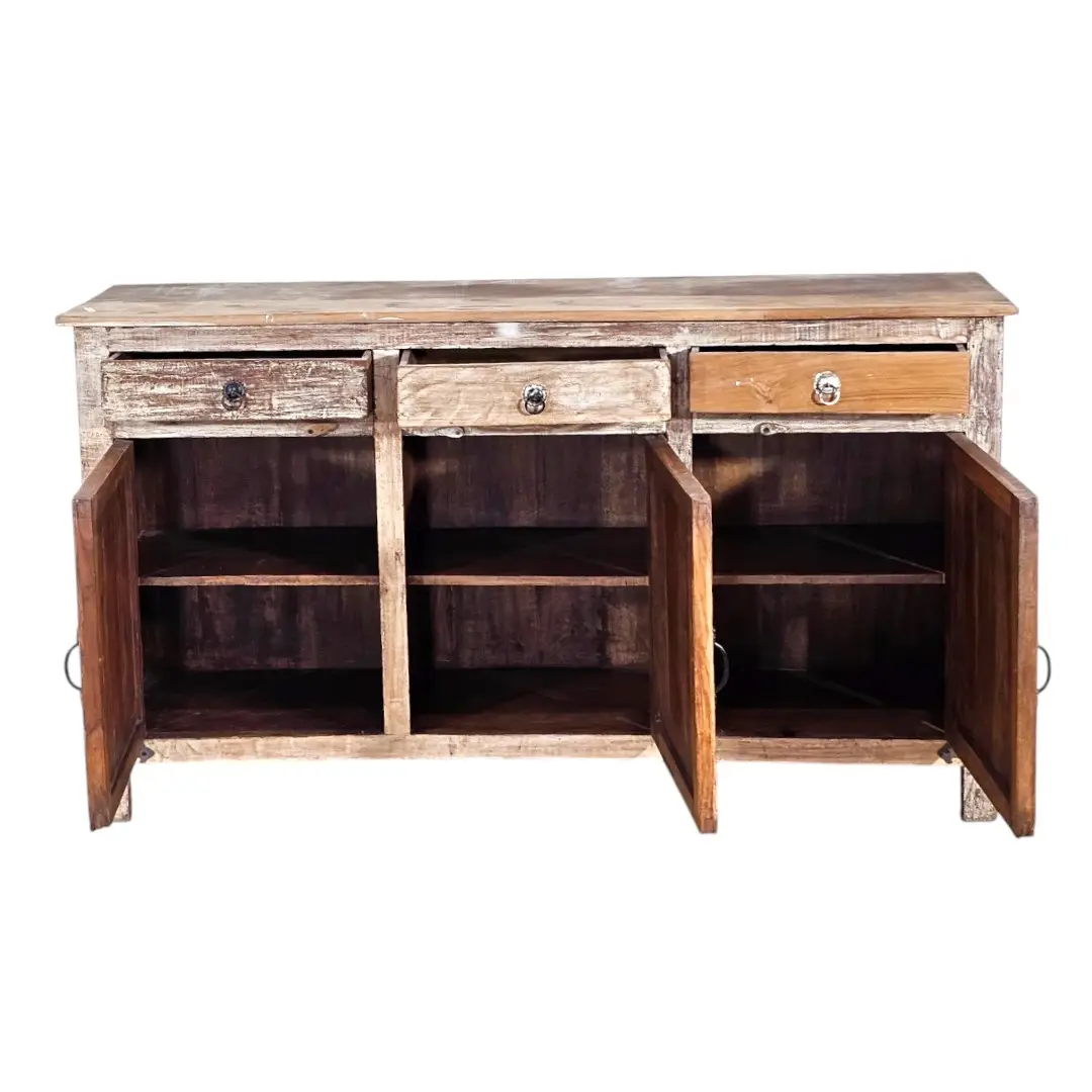 The 18th Century Spanish Diamond Relief Credenza