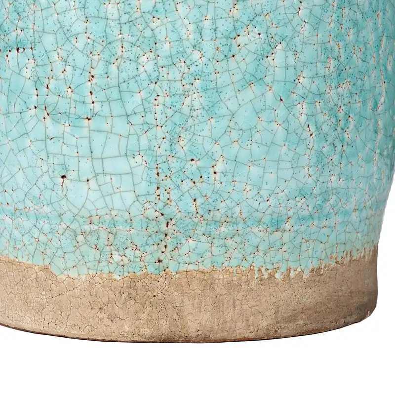 Candia Pale Turquoise Terracotta Vase