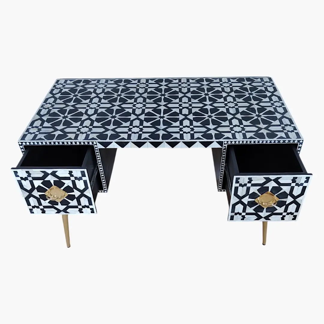 Bureau Al-Hambra | Géométrique Inlay Console