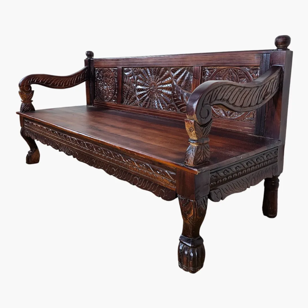 The Java Scrollwork Daybed Bench