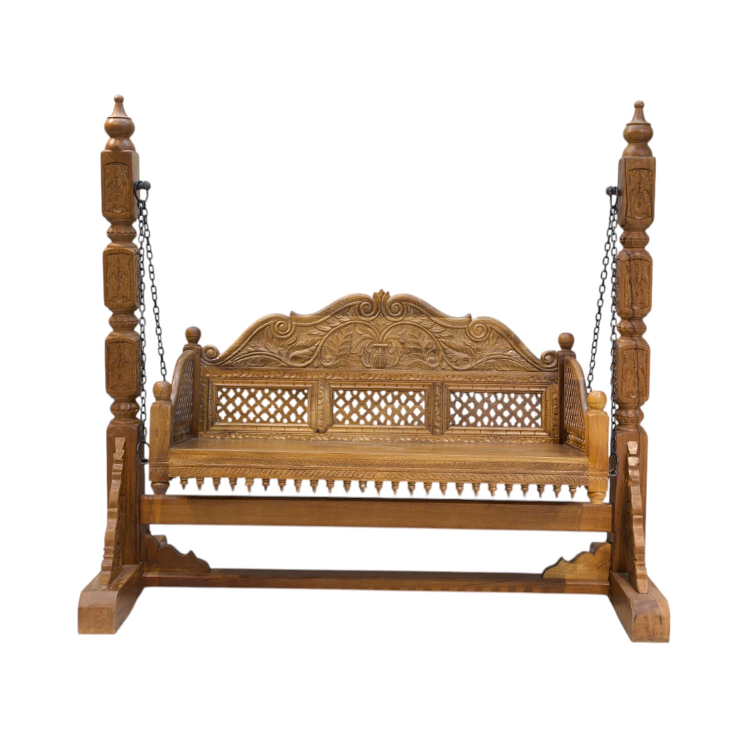 Serenity Carved Swing Bench