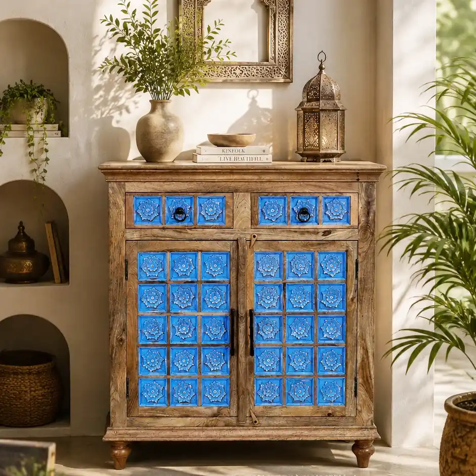 The Azulejo Chronicle Sideboard/Buffet – 2-Door