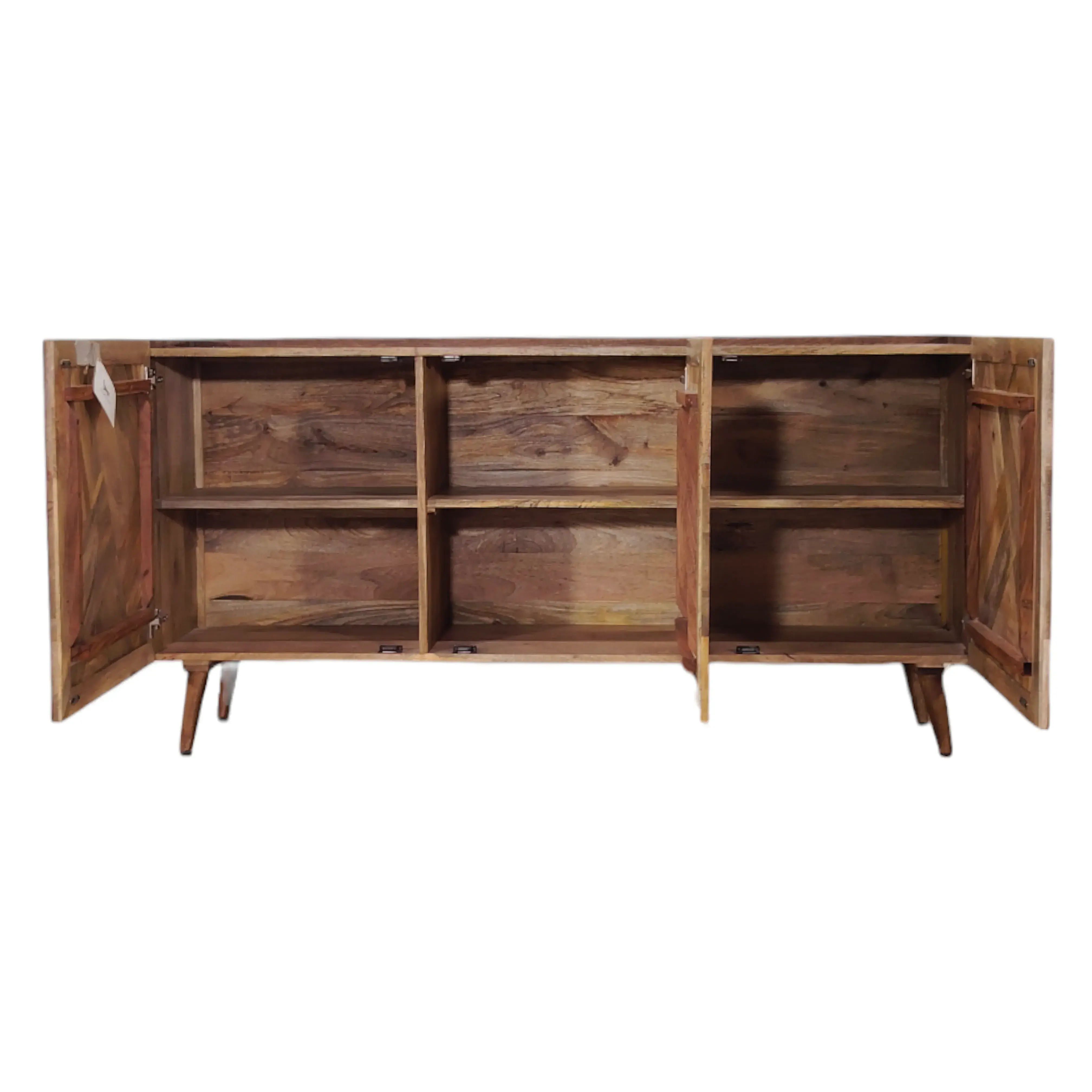 HERRINGBONE Wood Sideboard