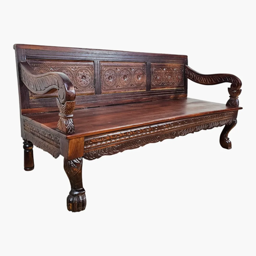 The Java Scrollwork Daybed Bench