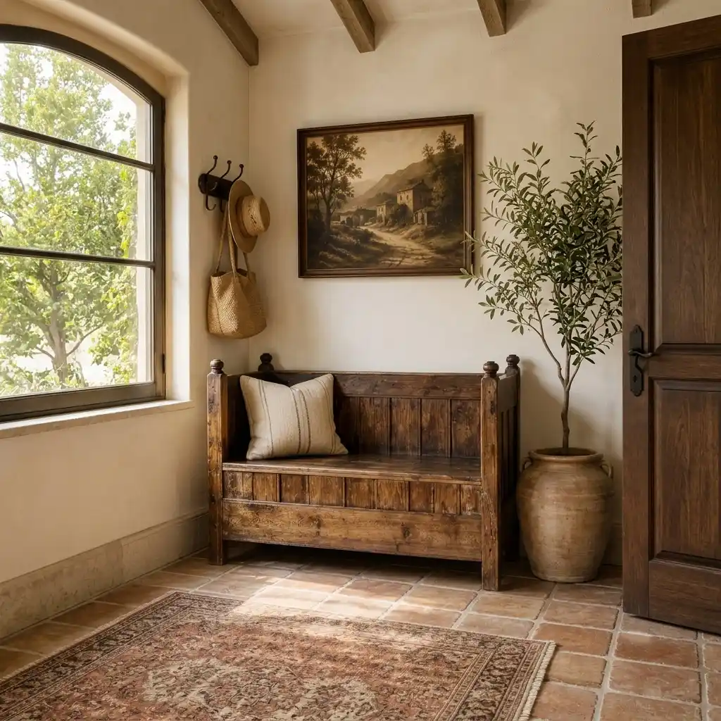 The Avadh Sovereign Trunk Settee Bench