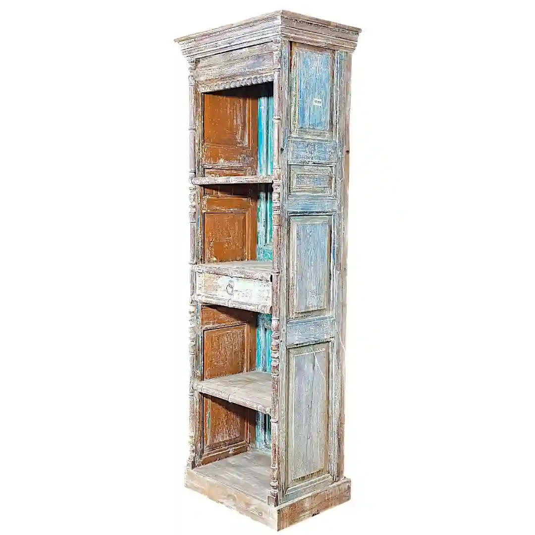 The Durbar Court Reclaimed Solid Wood Bibliothèque