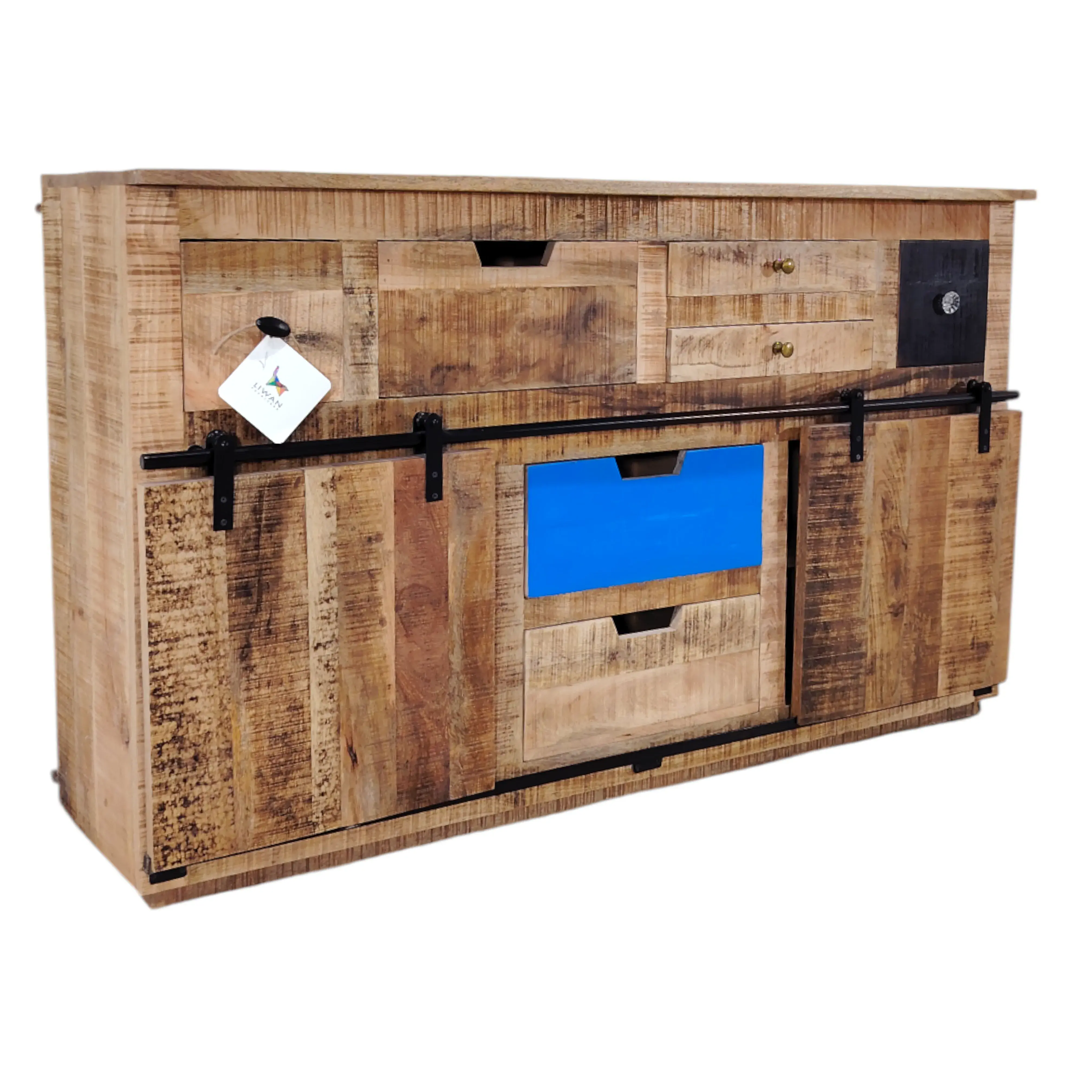 RUSTIC Wood Sideboard