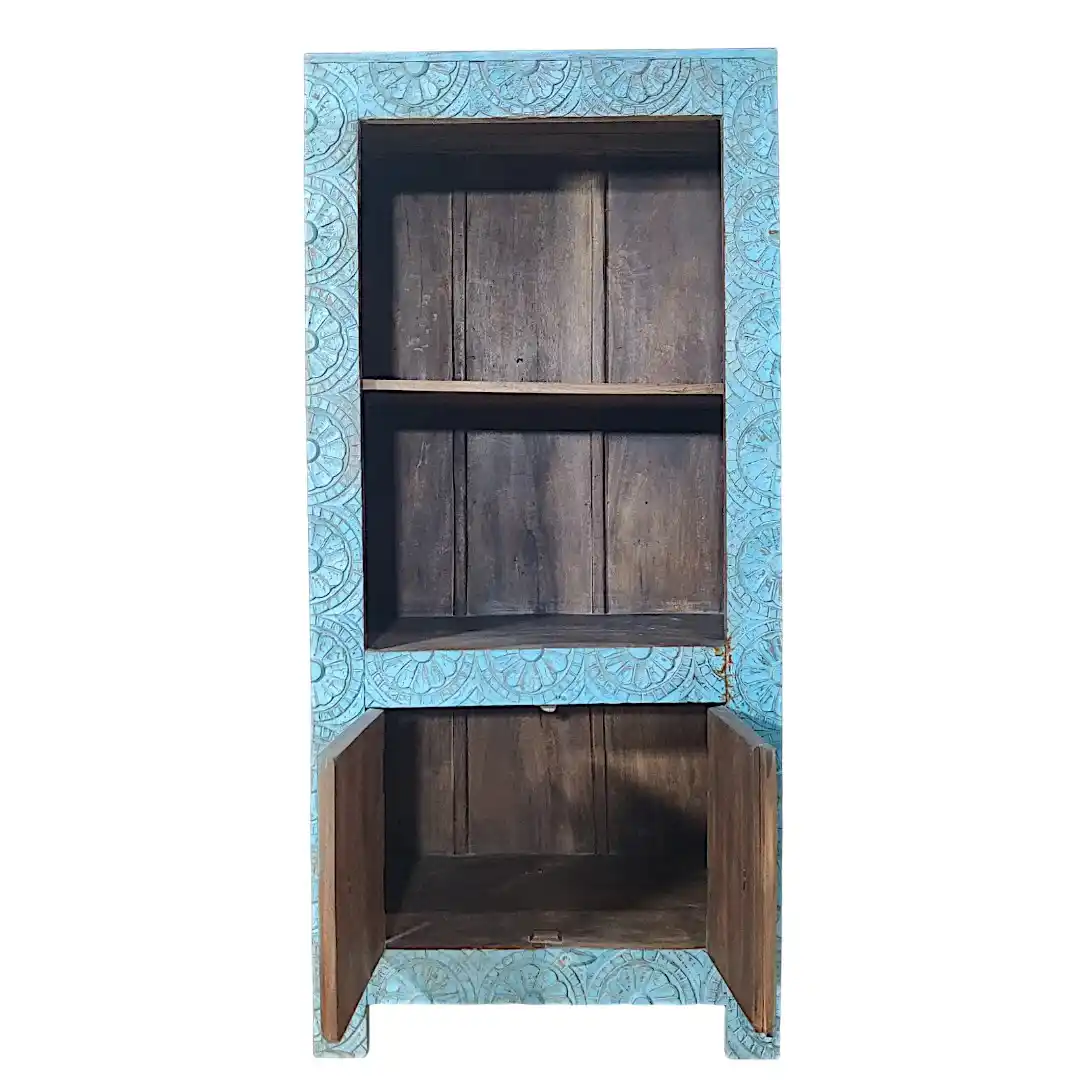 The Nomadic Moorish Hand-Carved Cabinet Bookcase