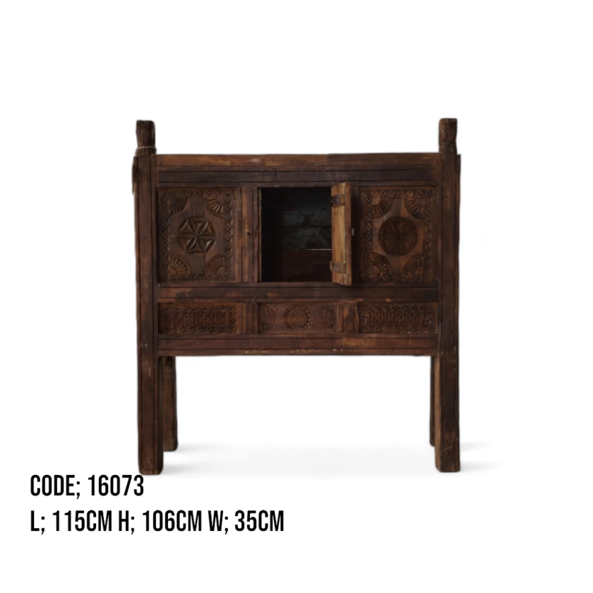 Carved Charm Console Table