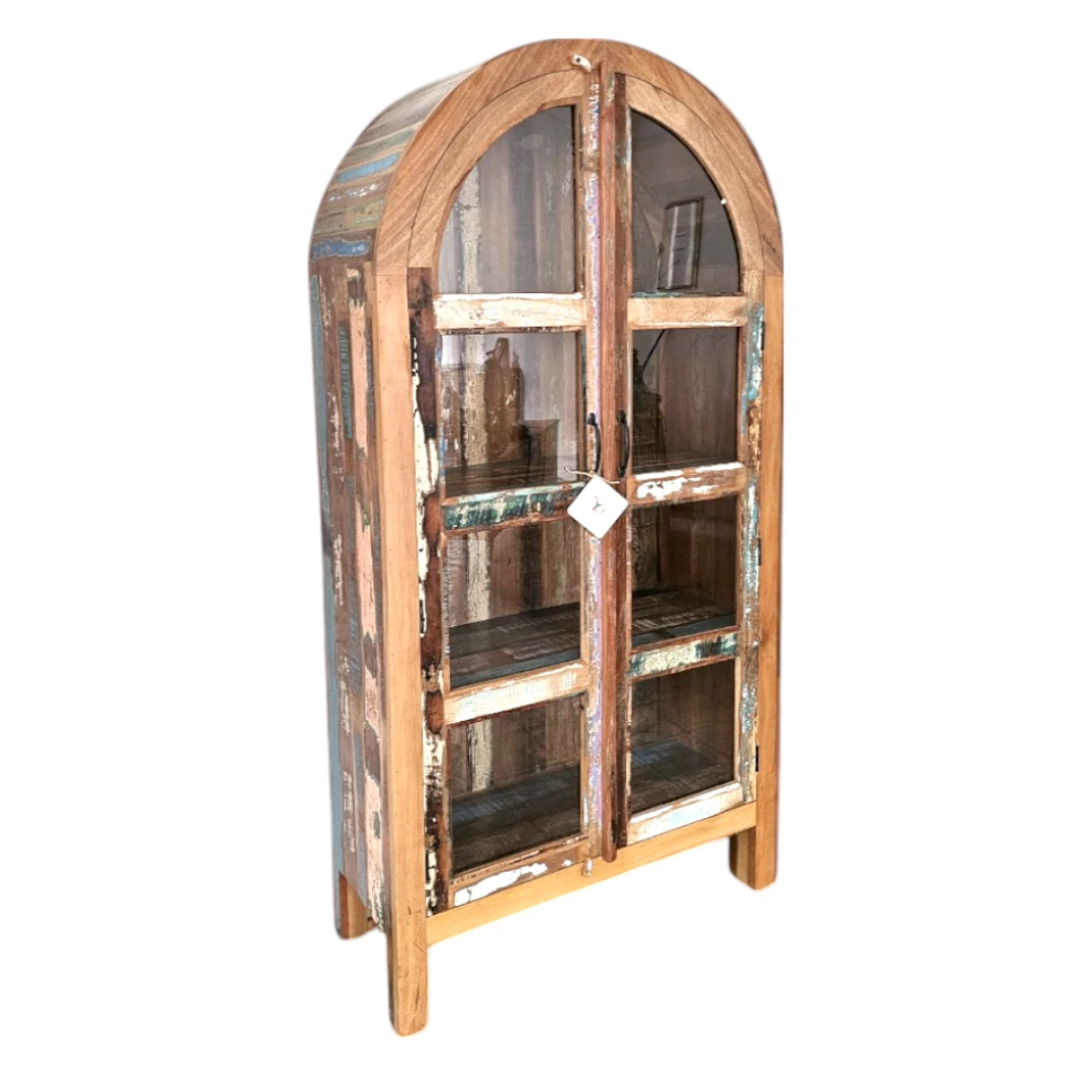 Vintage Charm Display Cabinet