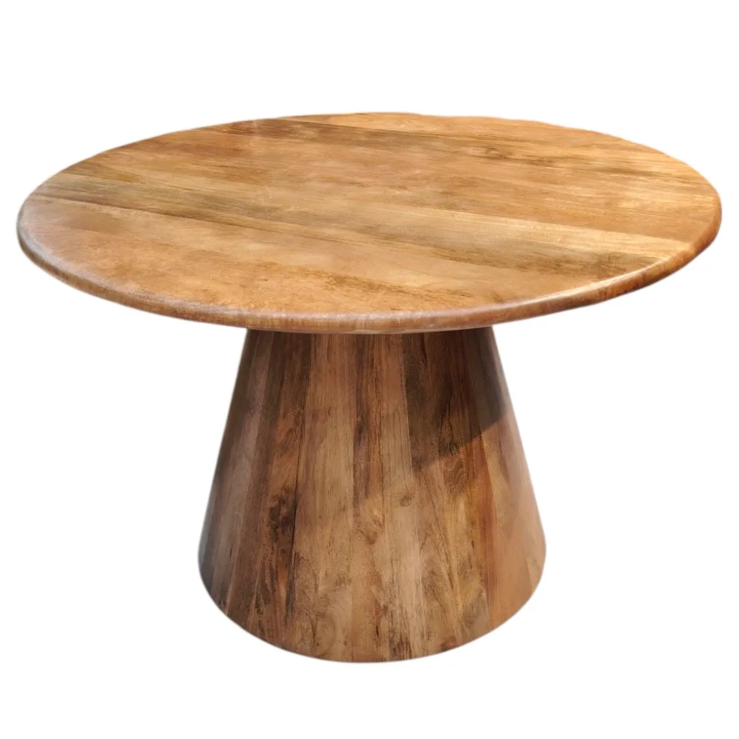 Raw Mango Pedestal Dining Table