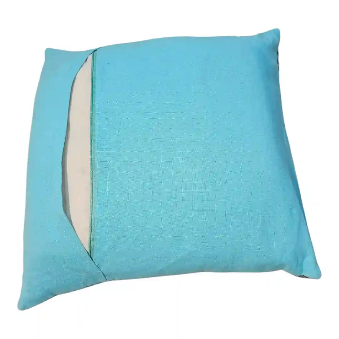 The "Karakoram Grid" Cotton Cushion
