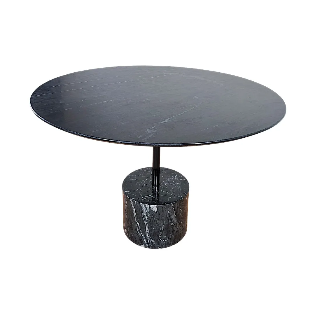 Sutter Marble Pedestal Dining Table