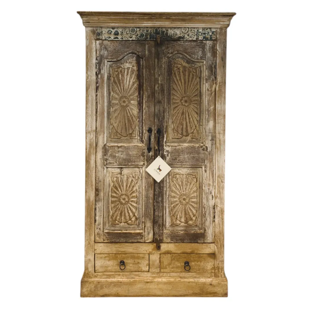 The Solstice Artisan Armoire/Heritage Carved Cabinet