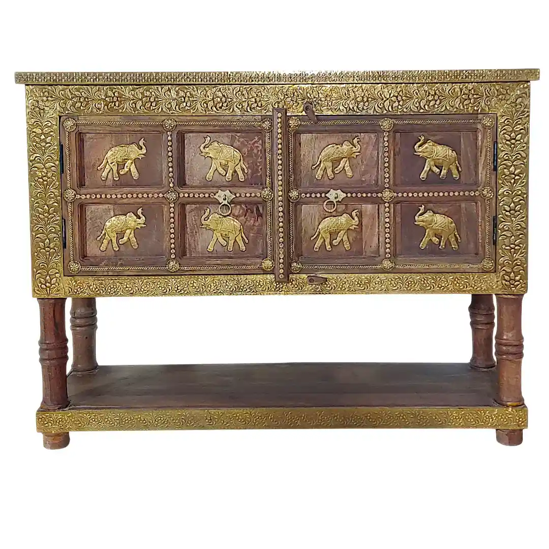 THE "GAJA-PRADA" LINEAR CARVED CONSOLE