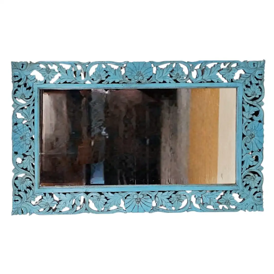 The Mughal Garden Mango Wood Mirror