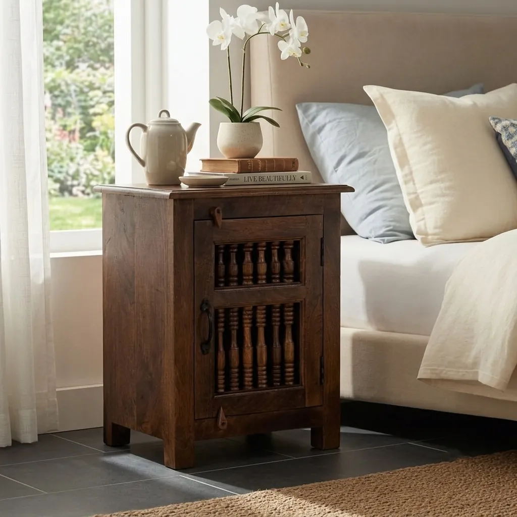 The Foundry Spindle Nightstand