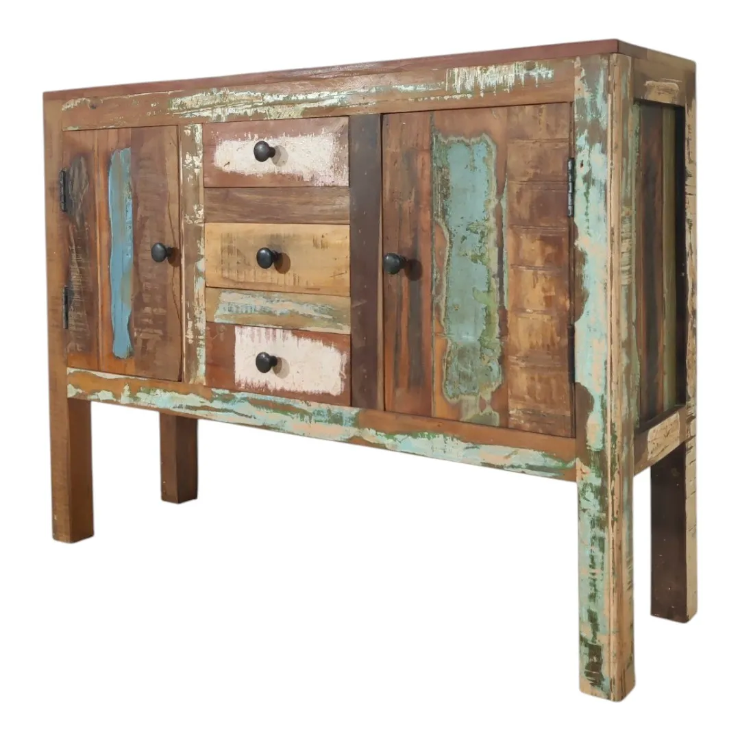 The Bristol Multi-Tonal Reclaimed Sideboard Cabinet