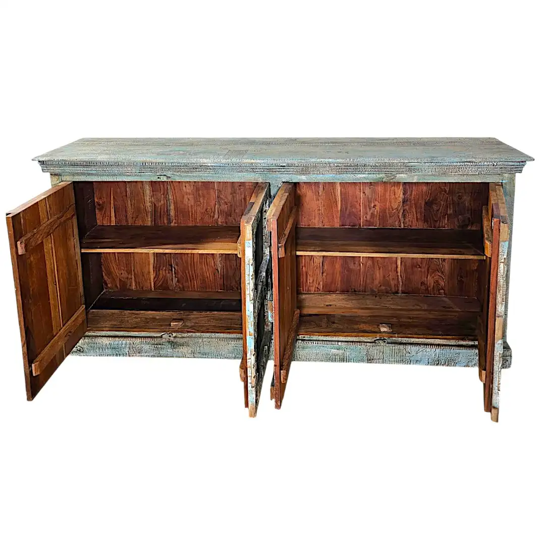 The Rajbari Palace Reclaimed Four-Door Sideboard