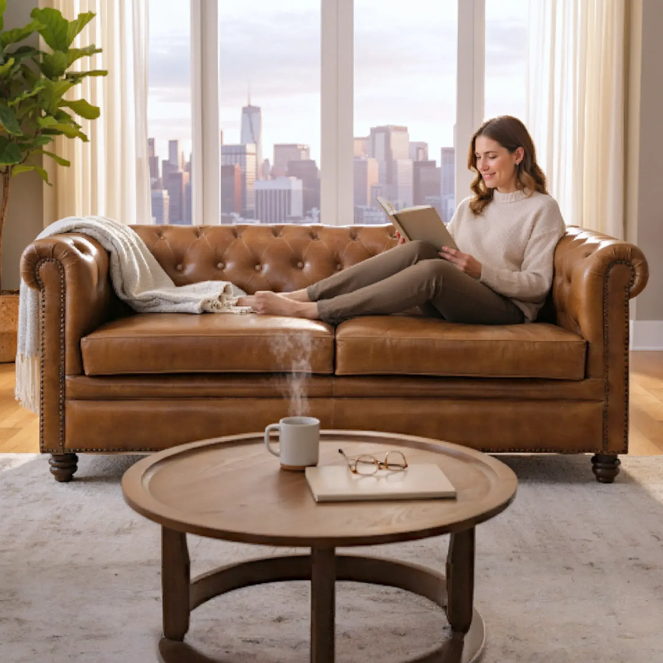 The 'Timeless Heritage' Leather Sofa